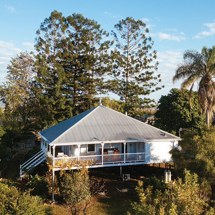 Aerial View Hammermeister House Boonah